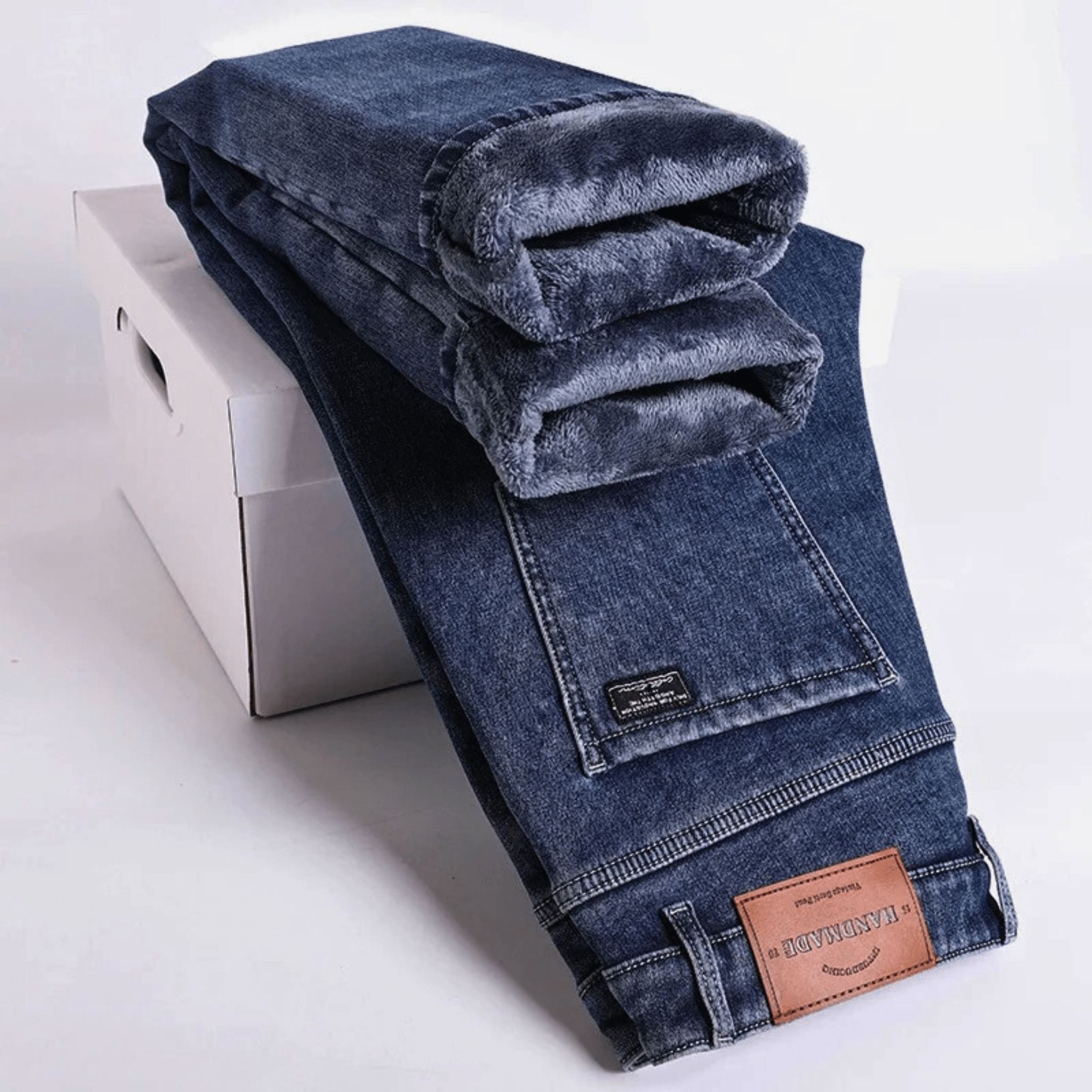 ROSSI ROMA | PANTALONI IN DENIM TERMICO